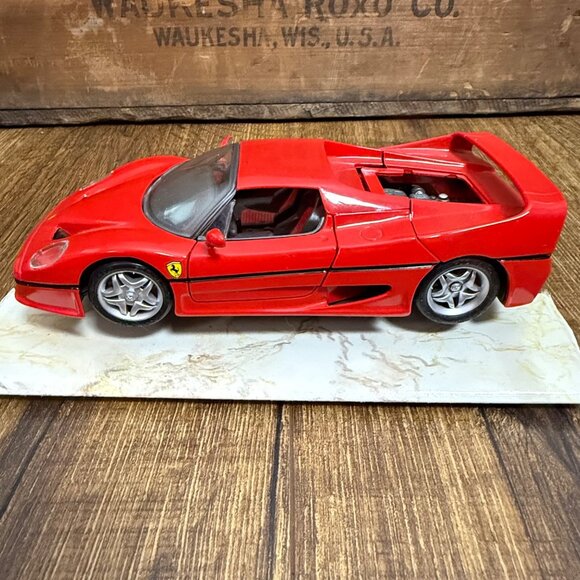 Diecast Ferrari F50 Red Super Car Metal Body Model Kit 1/24 Scale - Picture 9 of 10